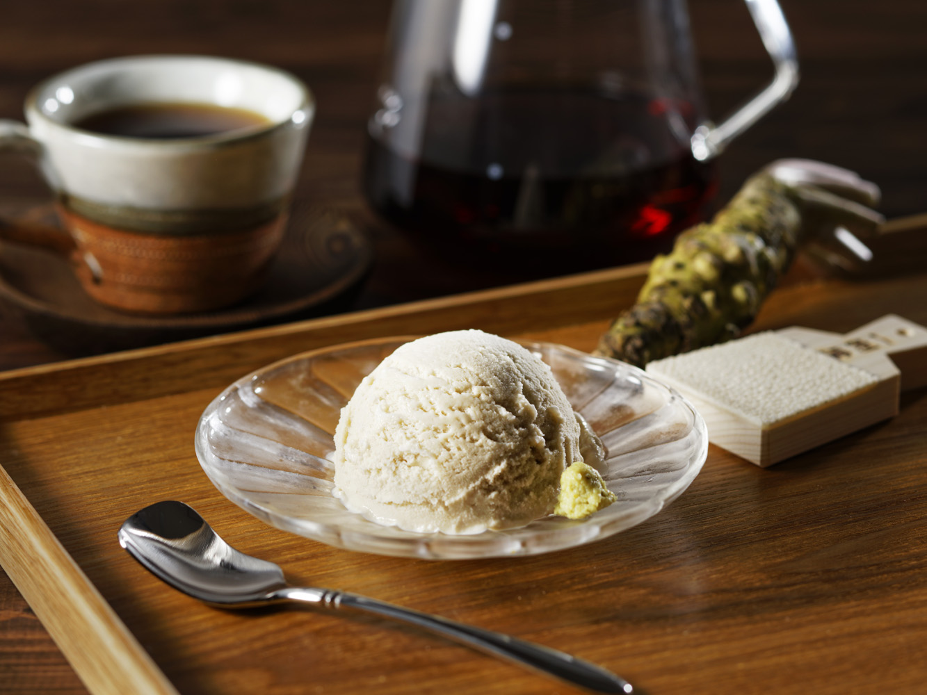 わさび醤油アイス