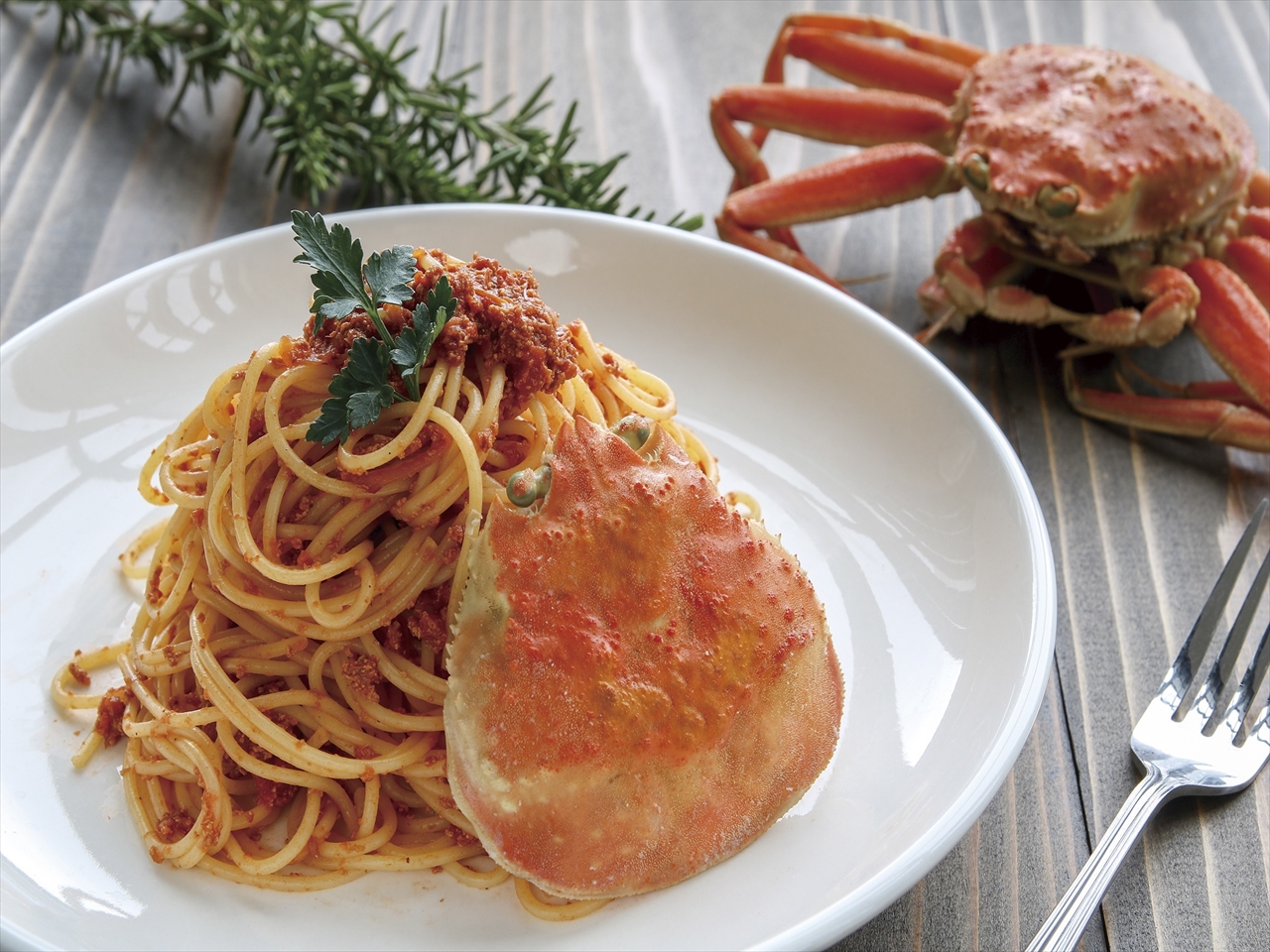 活用事例：カニパスタソース