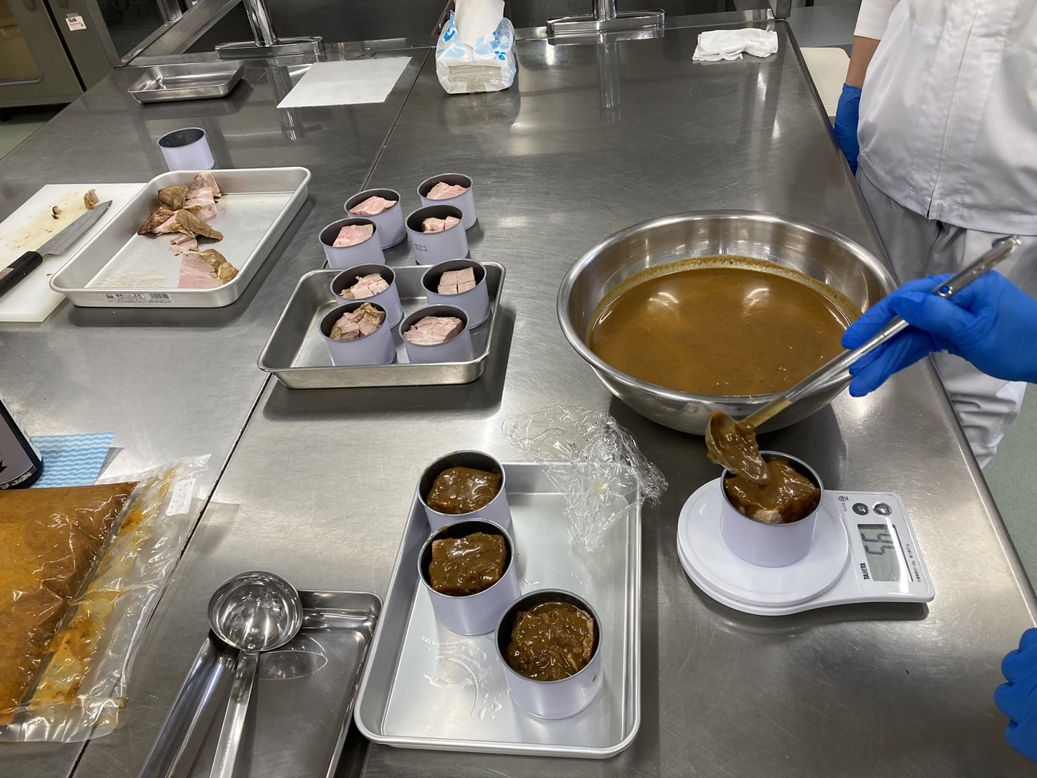 クラフトカレー缶の試作