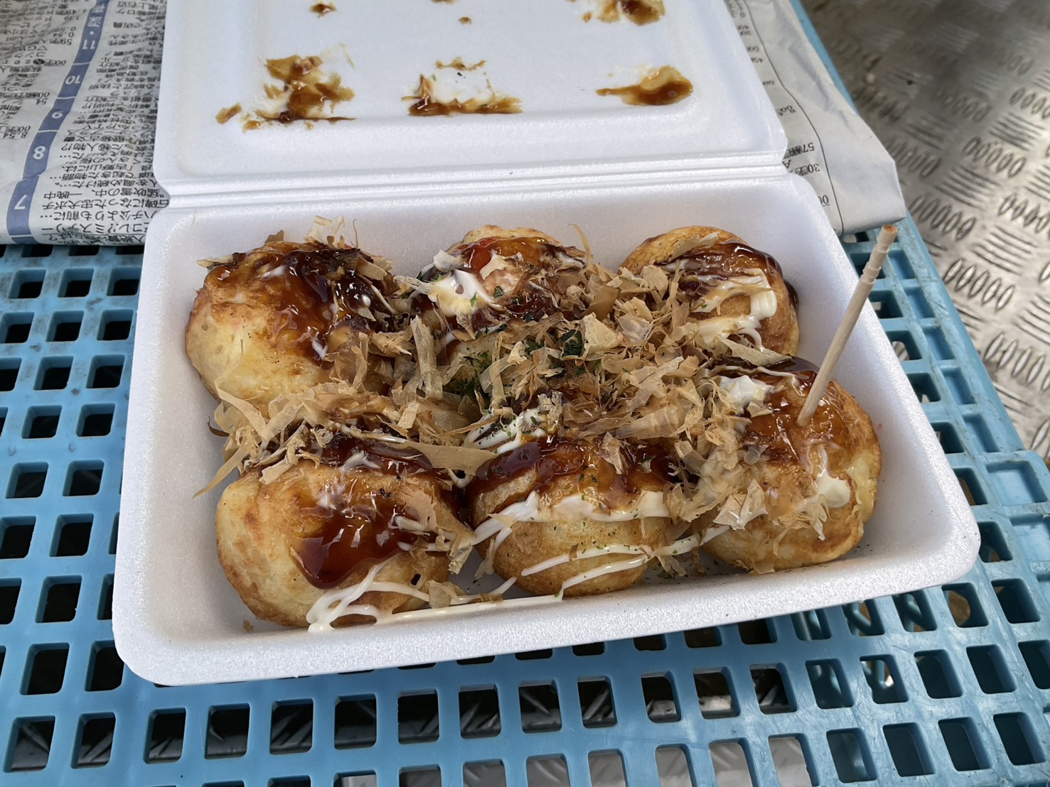 できたてのたこ焼き