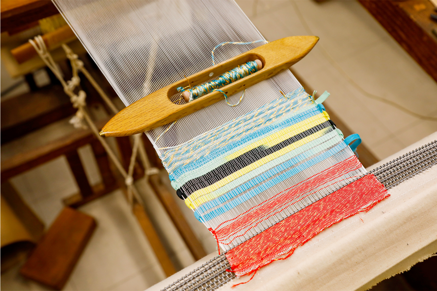 シルクコースター制作過程