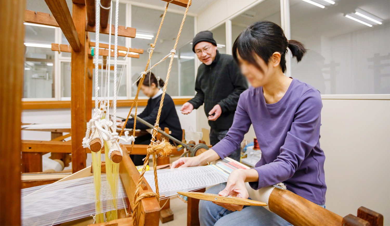 手機でシルクコースターづくり体験