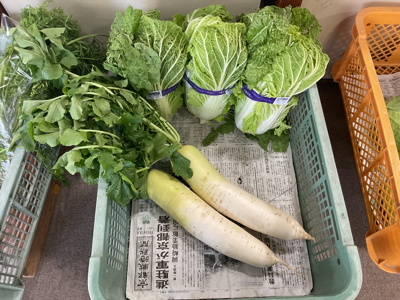 12月13日の野菜販売